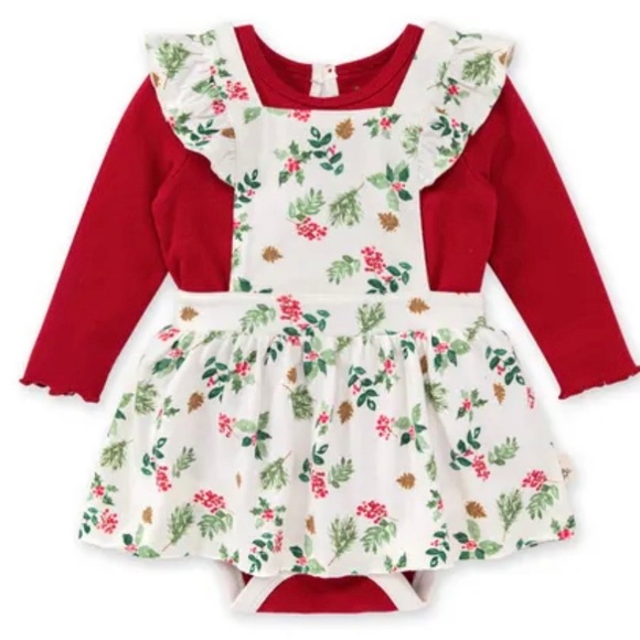 Burt’s Bee Nature Holiday Organic Dress & Bodysuit - Picture 3 of 7